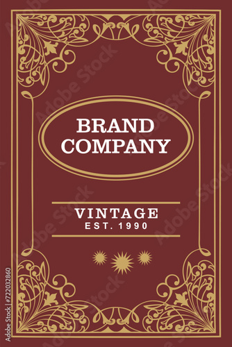 Modern Book Cover Background template design