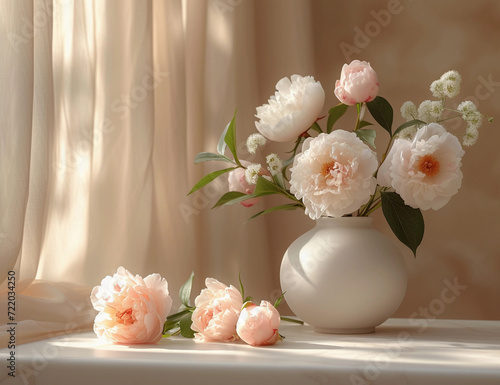 Beautiful Floral and Window Light Background Collection