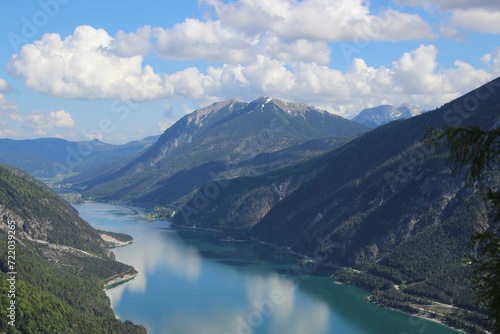 Achensee view mountains and sky