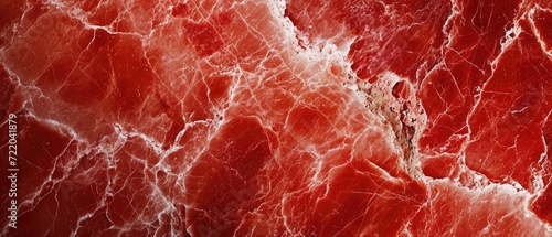 High-resolution image of red marble, showcasing detailed white veins for design backgrounds