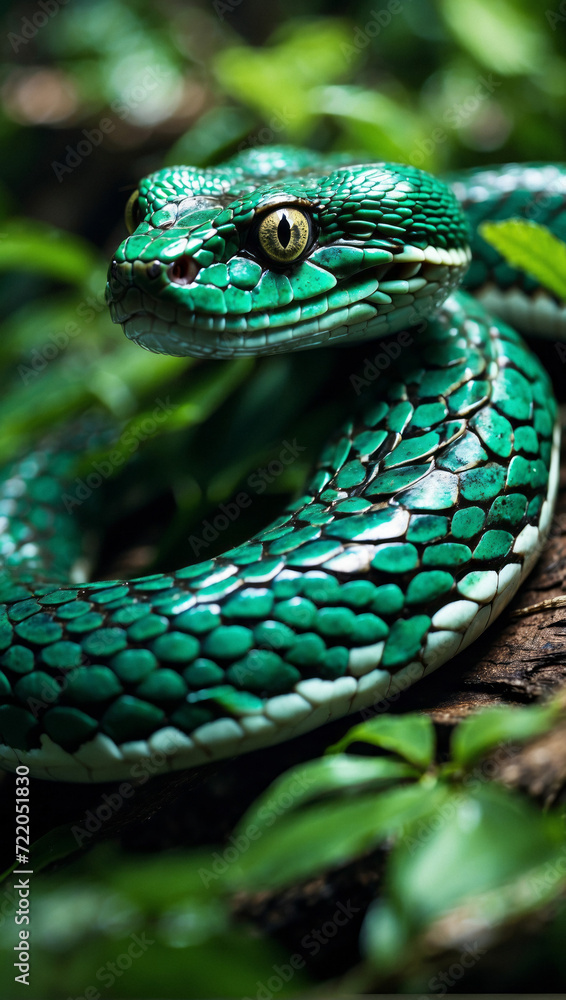 Snake on wooden background. Green snake is symbol of 2025. Snake on wooden background. Green snake is symbol of 2025.