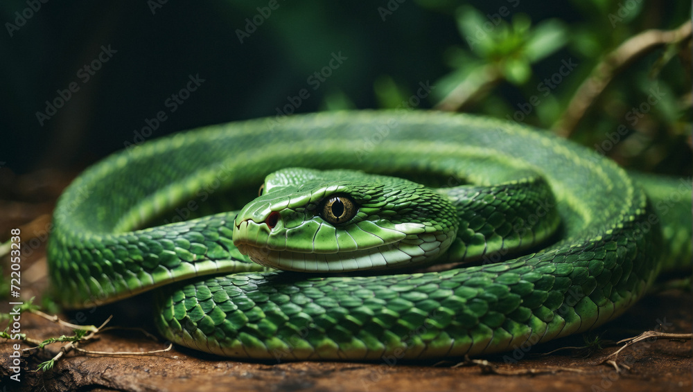 Snake on wooden background. Green snake is symbol of 2025. Snake on wooden background. Green snake is symbol of 2025.