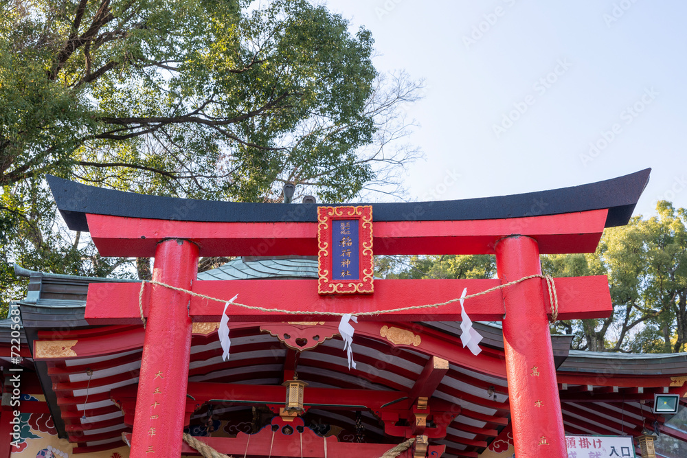 熊本城稲荷神社 鳥居