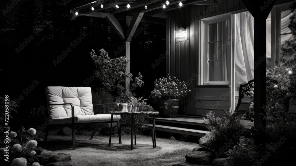 stylish backyard lighting bliss