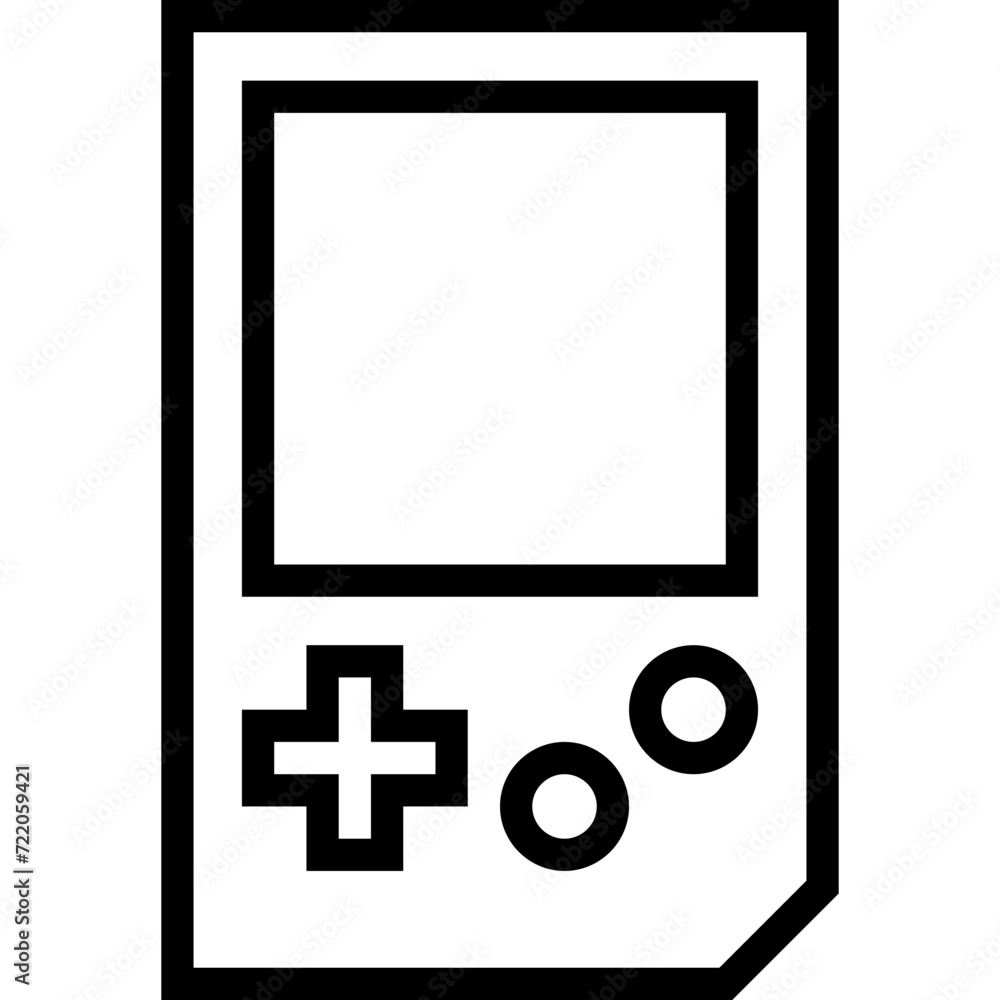 Gameboy Vector Icon Gameboy Vector Icon
