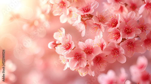 pink cherry blossom, generativ ai
