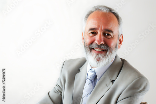 close up of businessman arm crossed on isolated background