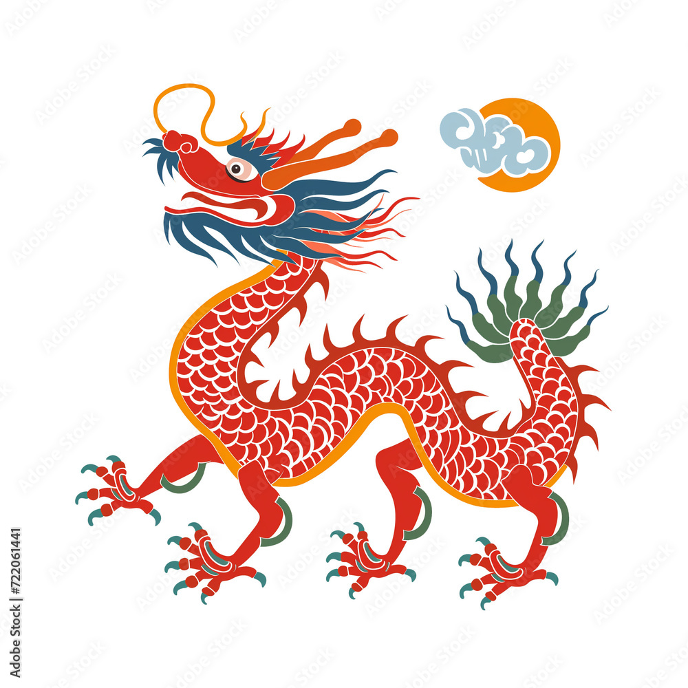 Fototapeta premium chinese new year dragon,loong