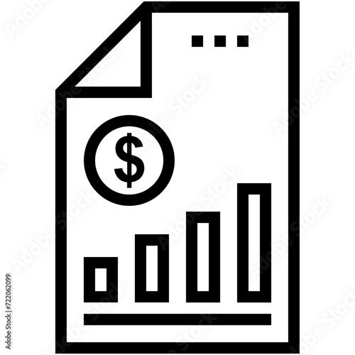 Earning Report Vector Icon