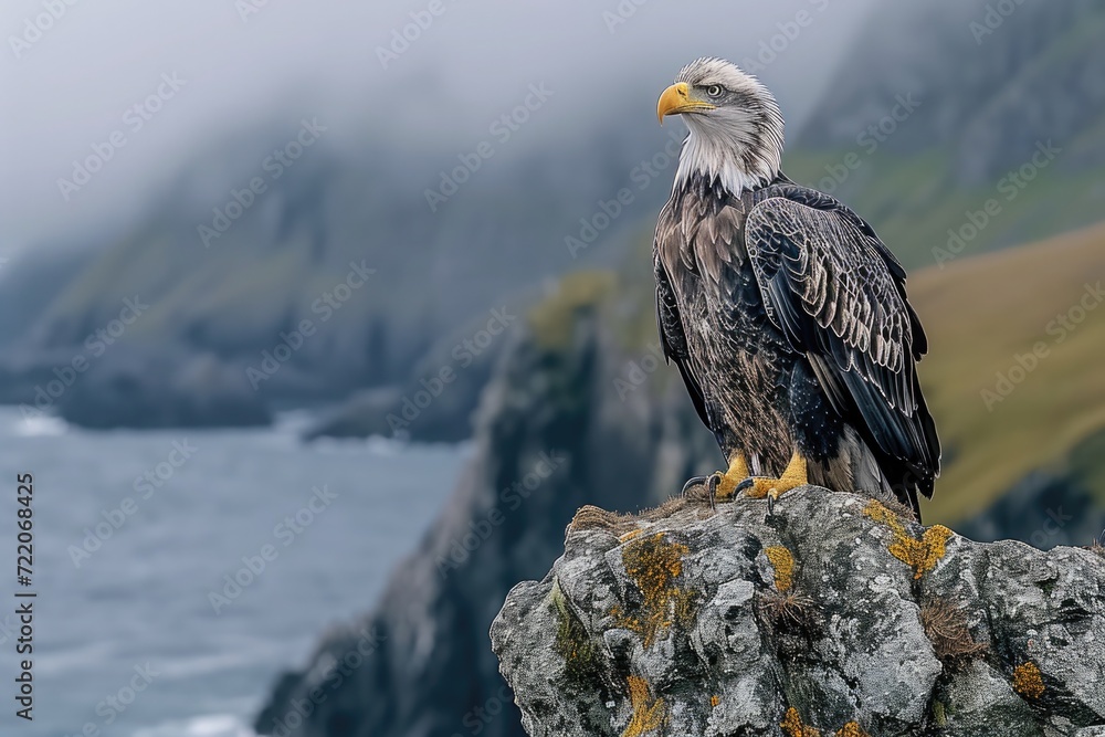 Fototapeta premium american bald eagle