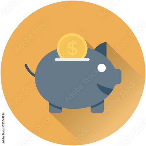 Piggy Bank Vector Icon