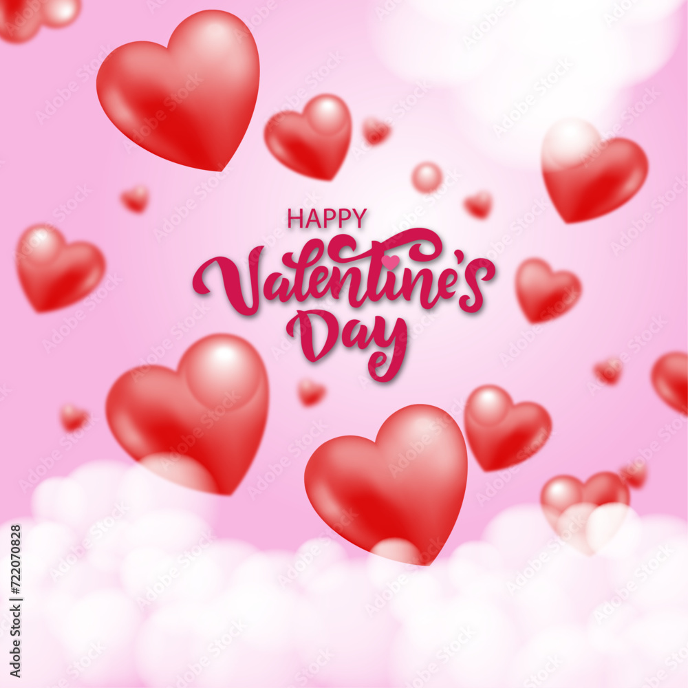 Valentine's Day vector design, heart, love, valentine, pink, day, card, romance, illustration, symbol, romantic, hearts, shape, vector, decoration, holiday, design, valentines day, celebration, art