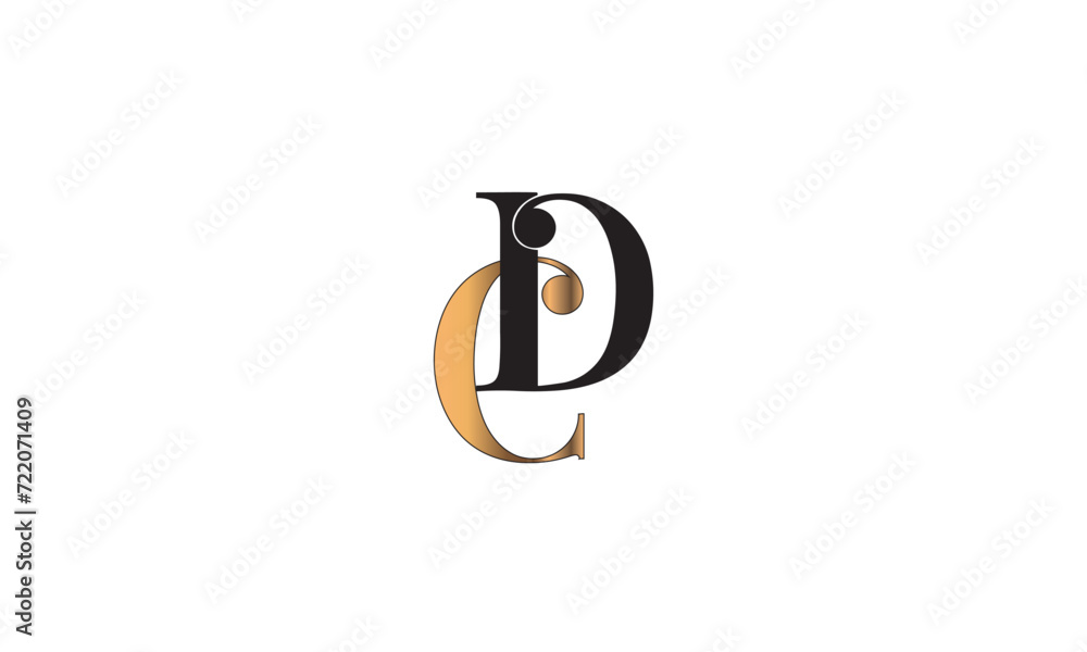 CD, DC, D, C Abstract Letters Logo Monogram CD, DC, D, C Abstract Letters Logo Monogram