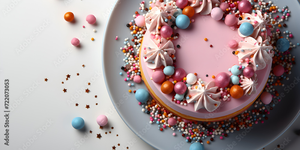 birthday cake with sprinkles and whipped cream birthday cake with sprinkles and whipped cream