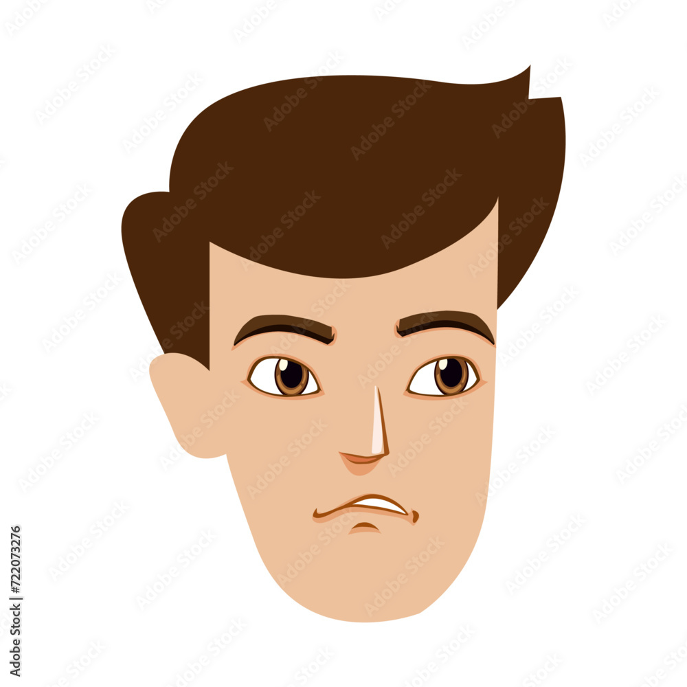 Cartoon Boy Face Icon Vector Illustration Cartoon Boy Face Icon Vector Illustration