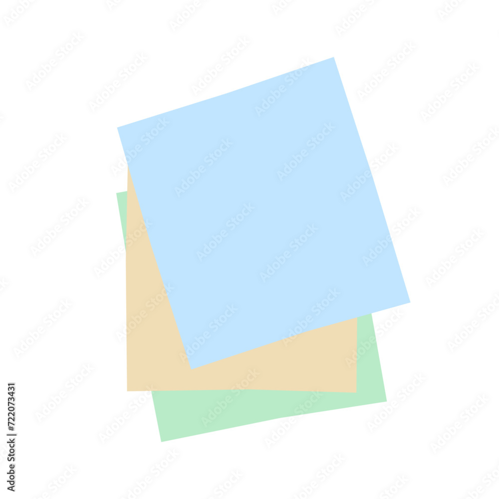 Stack Of Empty Sticky Square Notes Icon Vector Illustration Stack Of Empty Sticky Square Notes Icon Vector Illustration