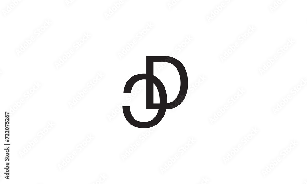 CD, DC, D, C Abstract Letters Logo Monogram CD, DC, D, C Abstract Letters Logo Monogram