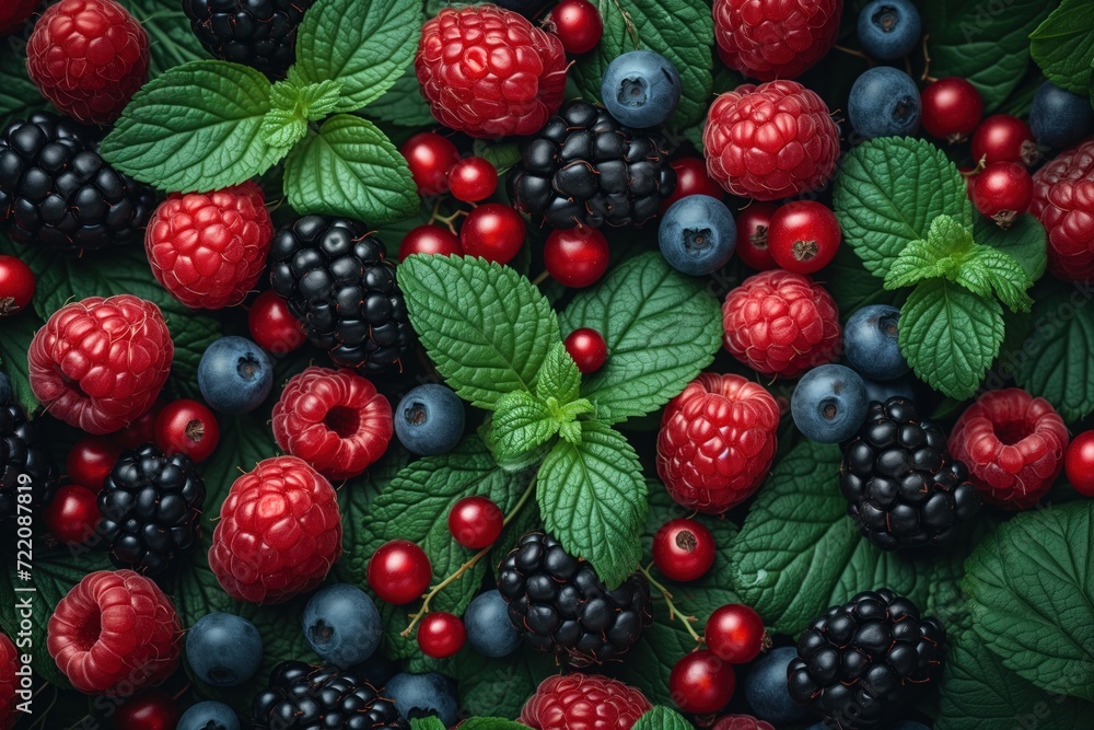 berry background from assorted berries berry background from assorted berries