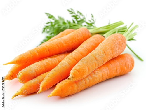fresh carrots close up