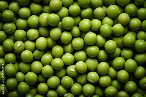 a pile of green peas stock photo
