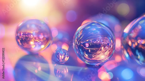 Glass Balls with Light Dispersion