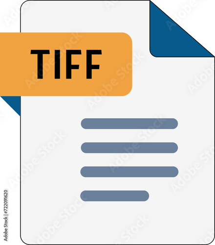 TIFF File icon with Tulip Tree color v1