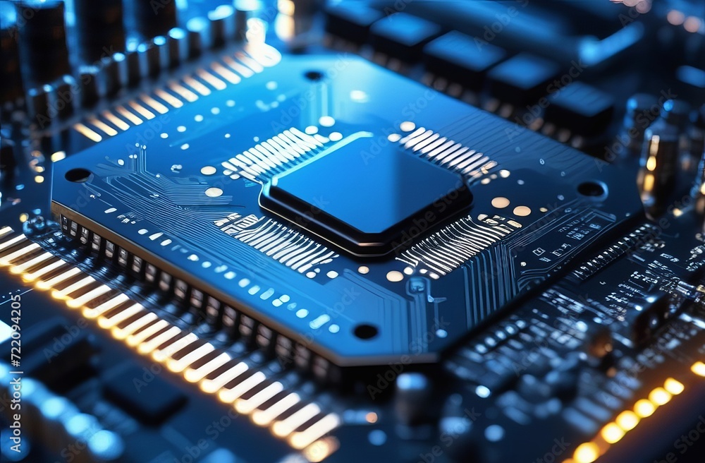 Electronic circuit board close up. Electronic circuit board close up.