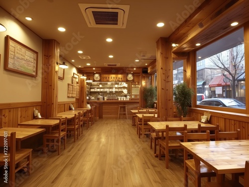 interior in a korean restaurant © AllFOOD