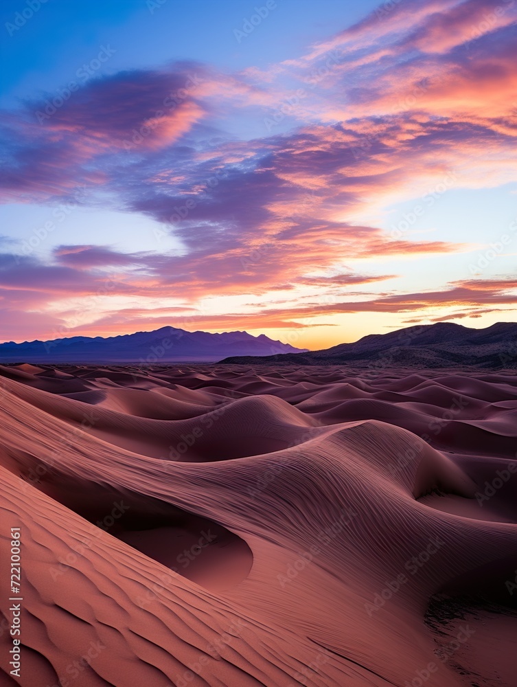 Fototapeta premium sunset in the desert