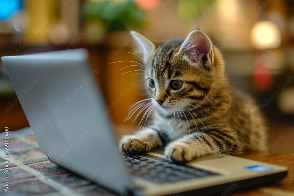 cat on laptop cat on laptop