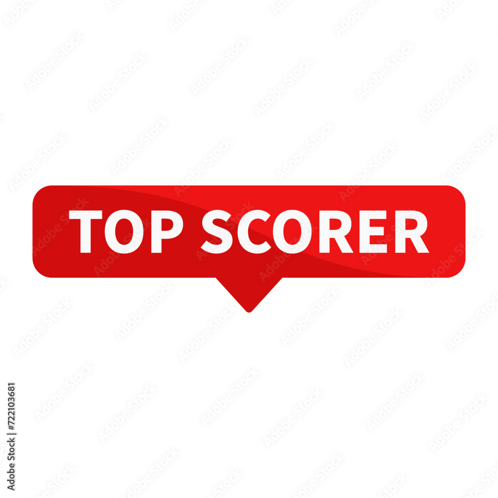 Top Scorer Text In Red Rectangle Shape For Information Announcement Business Marketing Social Media
Top Scorer Text In Red Rectangle Shape For Information Announcement Business Marketing Social Media