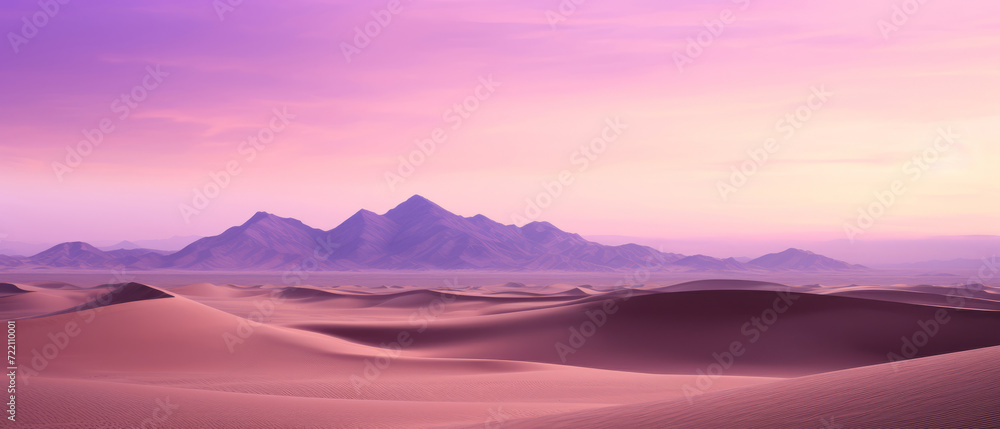 Pastel Twilight Over Desert Dunes Pastel Twilight Over Desert Dunes