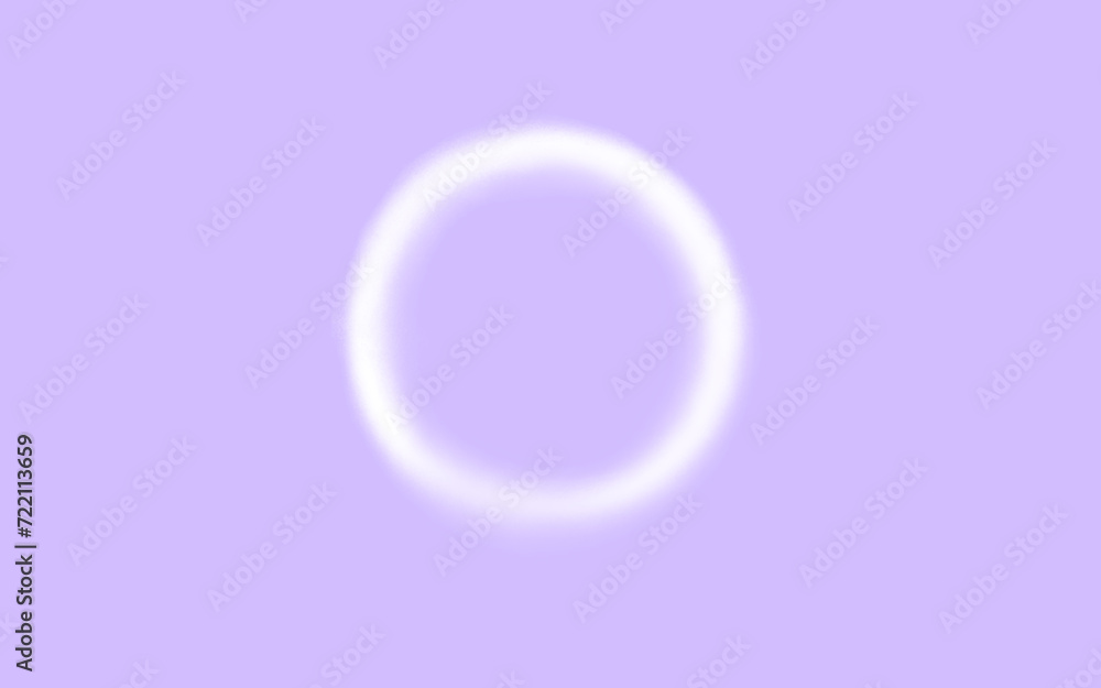 Obraz premium A picture of a fluffy circle (background, sumire color)