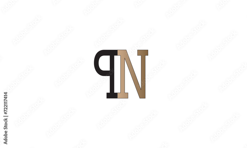 PN, NP , P , N , Abstract Letters Logo Monogram PN, NP , P , N , Abstract Letters Logo Monogram