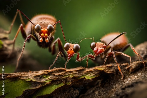 ants on a leaf © farzana