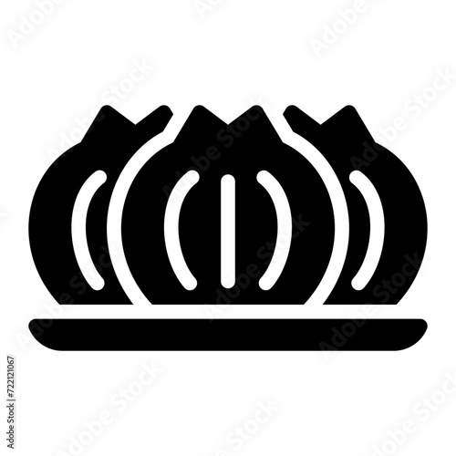 dumpling glyph icon