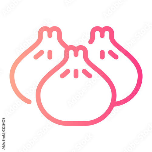 dumplings gradient icon