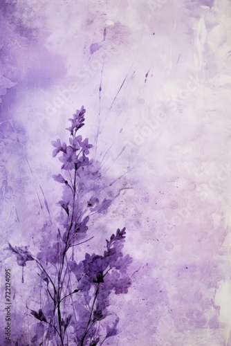 lavender abstract floral background with natural grunge textures 