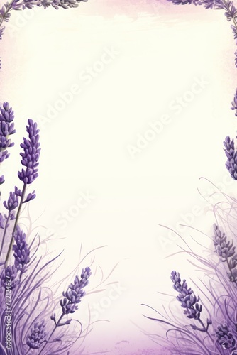 Lavender illustration style background very large blank area