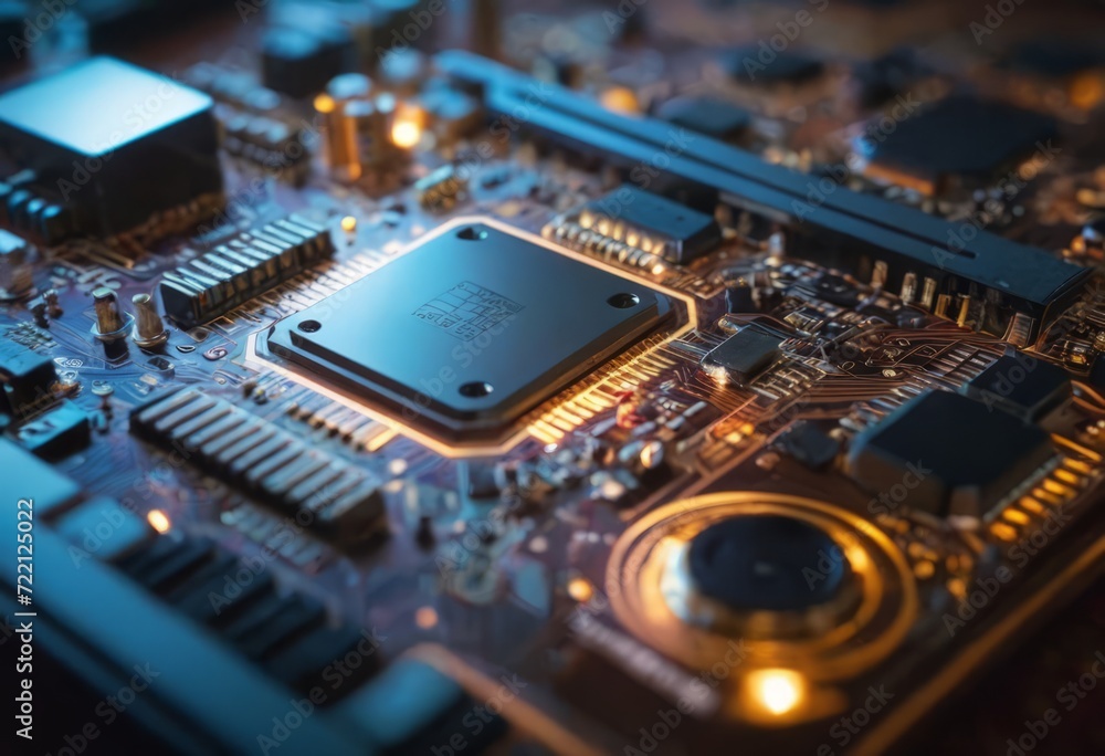 Ai Technology background. Motherboard digital chip integrated communication processor. Circuit technology concept Ai Technology background. Motherboard digital chip integrated communication processor. Circuit technology concept