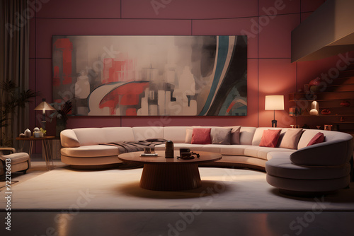 colorfull living room