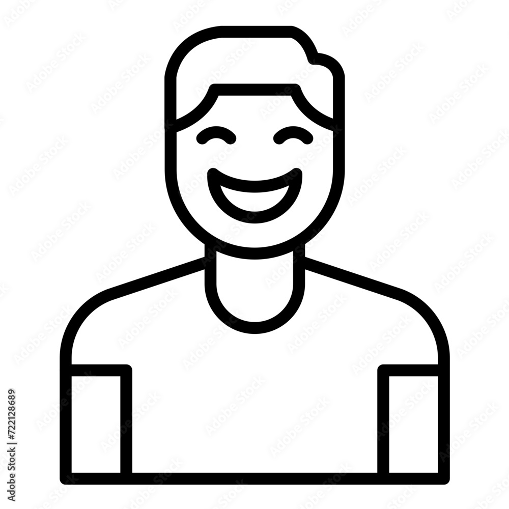 Obraz premium Laughing Together Icon