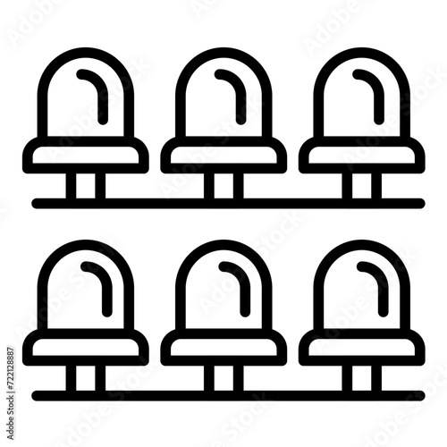 Stadium Seats Icon