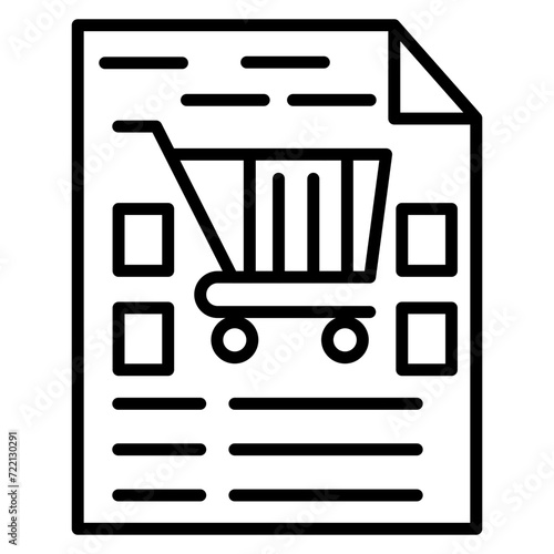 Shopping List Icon