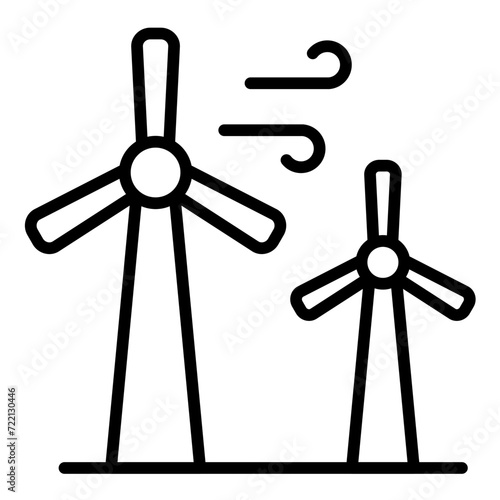 Wind Turbine Icon