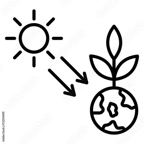 Solar Radiation Icon