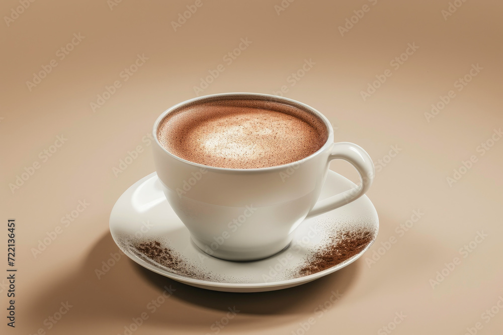 Steaming Cup of Decadent Hot Chocolate Steaming Cup of Decadent Hot Chocolate