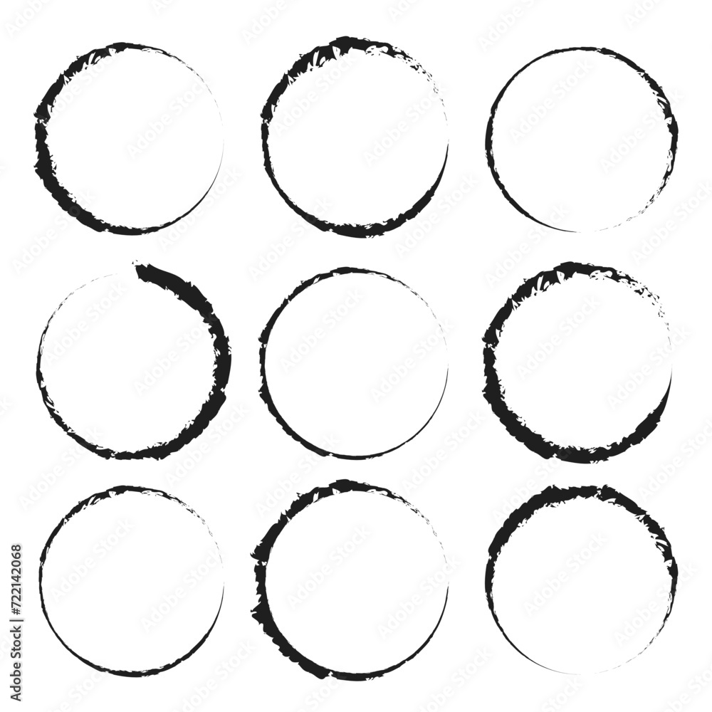 Free vector brush circles Free vector brush circles