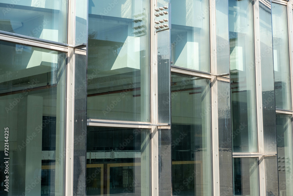 Modern Glass Facade Office Building Modern Glass Facade Office Building