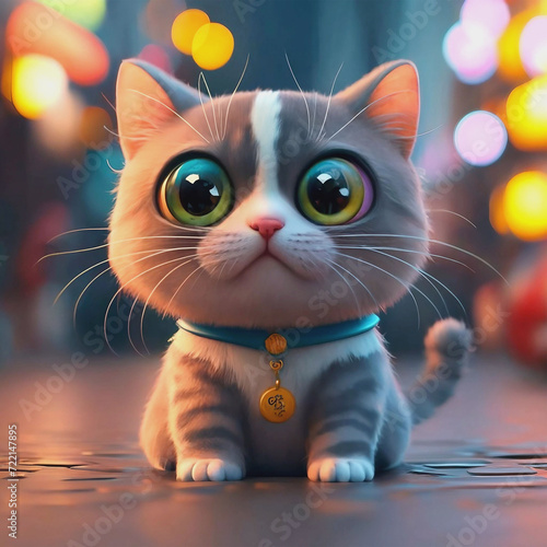 cute cat cartoon 